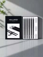 Bộ 6 Đôi Đũa Cao Cấp Kèm 6 Gác Đũa Đồng Bộ Keller Hàng Hiệu Đức - Sang Trọng và Tinh Tế cho Món Ăn Nhà Bếp