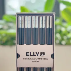 Set đũa Elly cao cấp xịn sò FiberGlass (10 đôi)