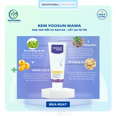 Kem Rạn Da Yoosun Mama - Giúp Ngăn Ngừa và Phục Hồi Rạn Da - Chiết Xuất 100% Từ Thảo Dược, An Toàn (Tuýp 100g)
