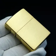 Bật Lửa Zippo 204B Vỏ Đồng Vàng Đánh Vân Xước - Bảo Hành Trọn Đời - Quà Tặng Độc Đáo Cho Fan Zippo