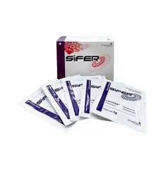 Sắt Sifer Bổ Sung Sắt Sinh Học - Hỗ Trợ Cải Thiện Thiếu Máu, Sắt Lipofer® Kết Hợp Vitamin C & B12, Hộp 60 Gói