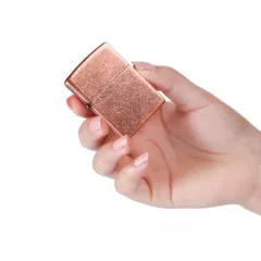 Bật lửa Zippo 301FB Mạ Đồng Đỏ Giả Cổ - Sản Phẩm Nhập Khẩu Mỹ, Bảo Hành Trọn Đời, Quà Tặng Độc Đáo