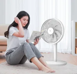 Quạt Cây Xiaomi 9 Cánh Siêu Mạnh - Quạt Đứng Tiết Kiệm Không Gian, Độ Ồn Thấp, Thiết Kế Hiện Đại Cho Mọi Không Gian Sống