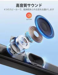 Loa Soundbar Bluetooth Evatronic 50W - Âm thanh sống động cho Tivi và PC, kết nối không dây, thiết kế thanh mỏng tiện dụng