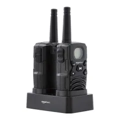 Bộ Đàm 2 Chiều Amazon Basics - Thiết bị liên lạc hiệu quả với phạm vi 5km, pin sạc tiện lợi và đèn pin LED tích hợp