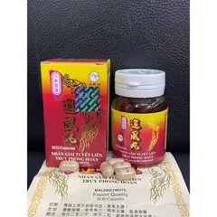 Nhân Sâm Tuyết Liên Truy Phong Hoàn Chính Hãng Hộp 30 Viên Hỗ Trợ Xương Khớp