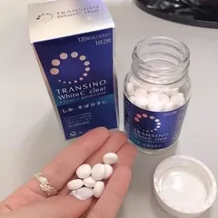 Viên uống trắng da White C Clear Transino Nhật Bản - Hỗ trợ làm sáng da, giảm nám, bổ sung vitamin C - 240 viên