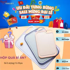 Bộ 3 Thớt Kháng Khuẩn Cao Cấp Haatz CIM296 - Thớt Đa Năng Chất Liệu Polypropylene Chống Nấm Mốc, Dễ Vệ Sinh, Bảo Hành 24 Tháng