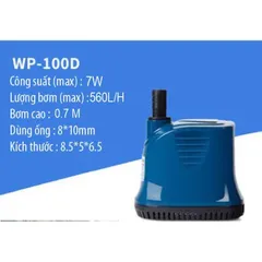 Bơm Hút Đáy SOBO WP 500D - Bơm Chìm An Toàn Đối Với Hồ Cá Cảnh, Hồ Koi, Sân Vườn, Lưu Lượng Cao 4500 Lít/H