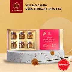 Yến Chưng Ký Chủ Nhộng Đông Trùng Hạ Thảo 70ml - Thực Phẩm Giàu Dinh Dưỡng Từ Thiên Nhiên, Hỗ Trợ Sức Khỏe Ưu Việt