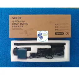 Máy Hút Vệ Sinh Hồ Cá Sobo BO-028 - Thiết Bị Chuyên Dụng Hút Bẩn, Thải Trong Hồ Cá, Công Nghệ Hút Đáy 360 Độ, An Toàn Cho Cá Cảnh