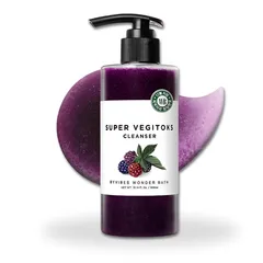 Sữa rửa mặt Super Vegitoks Wonder Bath 300ml Màu Tím