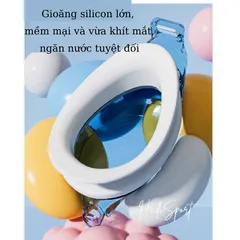Kính Bơi Trẻ Em LI-NING Chống Nước Chống Sương Mù - Góc Nhìn Rộng, Kèm Nút Bịt Tai, Dành Cho Trẻ Từ 3-10 Tuổi, Mẫu LNJV246