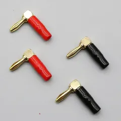 Giắc Bắp Chuối Cong 90 Độ Vuông Góc - Kết Nối Âm Thanh Chất Lượng Cao, Tiết Kiệm Không Gian, Dễ Dàng Sử Dụng - 1 Cặp