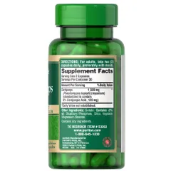 Viên uống Cordyceps 750mg Puritan's Pride - Đông trùng hạ thảo Mỹ, hỗ trợ sức khỏe, miễn dịch, tăng cường sinh lực - 60 viên