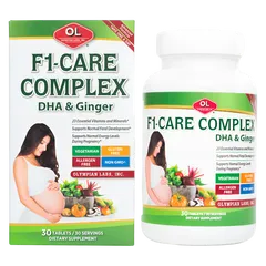 F1-Care Complex - Vitamin Tổng Hợp Chống Nghén Cho Bà Bầu, Hỗ Trợ Sức Khỏe Thai Kỳ, 30 Viên, Olympian Labs