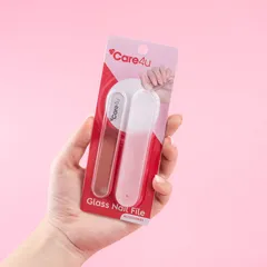 Combo 3 Dũa Móng Tay Thủy Tinh Care4U - Dụng Cụ Chăm Sóc Móng Chuyên Nghiệp, Giúp Tạo Hình và Làm Mịn Móng