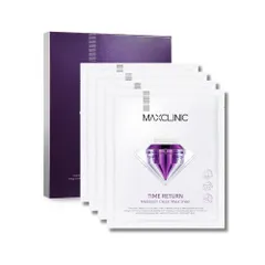 Mặt Nạ Dưỡng Da Maxclinic Time Return Mela Tonin - Hộp 4 Miếng Giúp Sáng Da, Cung Cấp Độ Ẩm và Trẻ Hóa Da