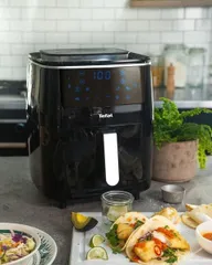 Nồi Chiên Không Dầu Tefal FW2018 - Nấu Ăn Chín Kỹ, Hấp, Nướng, Công Nghệ Đối Lưu, Dung Tích 6.5L, Không Cần Dầu Mỡ