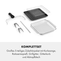 NỒI CHIÊN KHÔNG DẦU KLARSTEIN AERO VITAL CUBE CHEF 14L