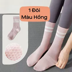 Tất vớ nữ tập Gym,Yoga, Pilates chống trơn trượt, thoáng khí