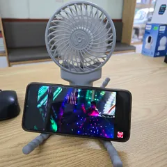 Quạt Tích Điện Cầm Tay Octopus Fan Kèm Chân Kẹp Đa Năng - Quạt Mini Di Động Siêu Mát, Tiện Lợi Cho Bé và Văn Phòng