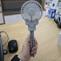 Quạt Tích Điện Cầm Tay Octopus Fan Kèm Chân Kẹp Đa Năng - Quạt Mini Di Động Siêu Mát, Tiện Lợi Cho Bé và Văn Phòng