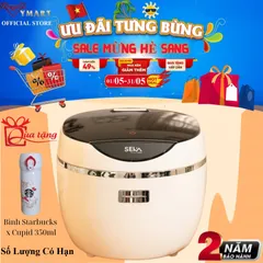 Nồi Cơm Điện Tách Đường SEKA SK1009 - Chất Liệu Inox, Dung Tích 1.8L, Công Nghệ Nấu Thông Minh, Hàng Chính Hãng