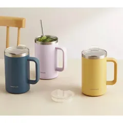 Ly Cốc Giữ Nhiệt Lock&Lock Flat Table Mug  LHC4320 Nhiều Màu -730ml