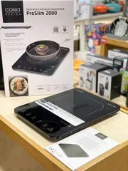 Bếp Từ Đơn Caso ProSlim 2000 - Thiết Kế Siêu Mỏng, Công Suất 2000W, Chức Năng Hẹn Giờ, An Toàn Cho Gia Đình