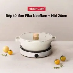 Bộ Bếp Nồi Lẩu Điện FIKA 2000W - Nấu Lẩu, Hầm Nóng Thức Ăn, Thiết Kế An Toàn, Dung Tích 4.7L, Chất Liệu Cao Cấp Từ Hàn Quốc