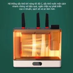 Máy Khử Khuẩn XIAOMI QCooker CR-DJ01 - Bộ 3 Dao và Thớt Chất Lượng, Thiết Kế Hiện Đại, Tiện Lợi Cho Mọi Nhà Bếp