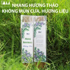 Nhang oải hương, hương thảo, khuynh diệp, thảo mộc, bồ kết, vỏ quýt, vỏ bưởi. Dài 30 cm - 40 cm