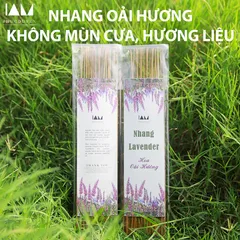 Nhang oải hương, hương thảo, khuynh diệp, thảo mộc, bồ kết, vỏ quýt, vỏ bưởi. Dài 30 cm - 40 cm