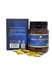 Viên Dầu Cá Hồi Úc Dr Natural Omega 3 Salmon Oil 1000mg - Hộp 180 Viên Giúp Bổ Sung Omega 3 Tốt Cho Mắt, Não, Tim Mạch