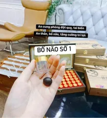 An cung ngưu hoàng hoàn Hàn Quốc Gum Jee Hwan, 60 viên - Hộp gỗ
