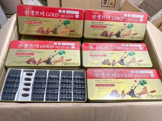 Viên đạm hồng sâm nhung hươu linh chi Gold tổng hợp 120 viên Hàn Quốc