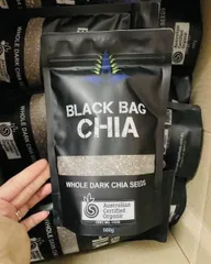 Hạt Chia Đen Hữu Cơ 500g - Dinh Dưỡng Từ Úc, Tăng Cường Sức Khỏe & Hỗ Trợ Tiêu Hóa, Thích Hợp Cho Chế Độ Ăn Lành Mạnh
