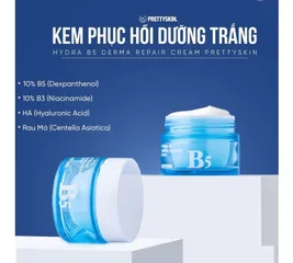 Kem Dưỡng Phục Hồi Dưỡng Trắng B5 Prettyskin 52ml - Chăm Sóc Da Mặt Căng Bóng, Mịn Màng và Khỏe Mạnh, Hàn Quốc