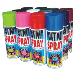 Sơn Phun Cầm Tay ATM A200 Đủ Màu - Sơn Trang Trí Bền Màu, Chống Rỉ Chất Lượng Cao, Dễ Sử Dụng Cho Nhà Cửa