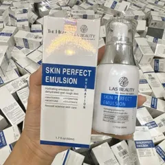 Kem Dưỡng Trắng Da Rong Nho Nhật Bản Las Beauty Skin Perfect Emulsion 50ml - Giúp Da Sáng Mịn, Trẻ Hóa Tự Nhiên