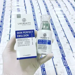 Kem Dưỡng Trắng Da Rong Nho Nhật Bản Las Beauty Skin Perfect Emulsion 50ml - Giúp Da Sáng Mịn, Trẻ Hóa Tự Nhiên
