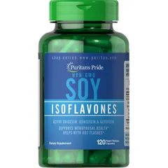 Viên Uống Isoflavones Non-GMO Đậu Nành Puritan's Pride 120 Viên - Hỗ Trợ Cân Bằng Nội Tiết Tố Phụ Nữ, Sức Khỏe Từ Thiên Nhiên