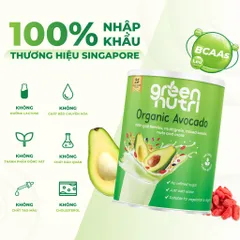 Organic Avocado - Sữa Hạt Ngũ Cốc Vị Bơ Chứa BCAAs Hỗ Trợ Khối Cơ Dạng Lon 750Gr
