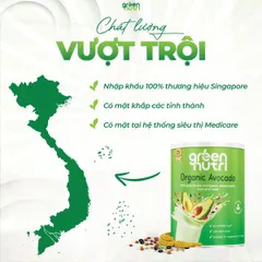 Organic Avocado - Sữa Hạt Ngũ Cốc Vị Bơ Chứa BCAAs Hỗ Trợ Khối Cơ Dạng Lon 750Gr