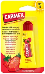 Son Dưỡng Chống Nắng Carmex Strawberry Lip Balm Tube SPF 15 10g