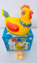 Đồ Chơi Gà Đẻ Trứng Thông Minh Có Đèn LED Và Âm Thanh - Đồ Chơi Pin Tích Điện Cho Trẻ Em Khám Phá Sáng Tạo