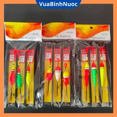 (Ngẫu nhiên) Bộ phao câu cá kèm cước và chì  - vuabinhnuoc