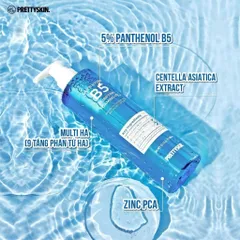 Sữa Rửa Mặt Bọt Multi Hydra B5 Prettyskin 300ml - Gel Làm Sạch Da Nhạy Cảm, Kiểm Soát Dầu, Cấp Ẩm Sâu, Giúp Da Thoáng Mát, Mềm Mại