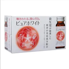 Nước uống The Collagen Pure White Hỗ Trợ Trắng Da Nhật Bản (1 hộp 10 ống x 50ml)